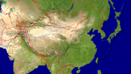 China Satellite + Borders 1920x1080